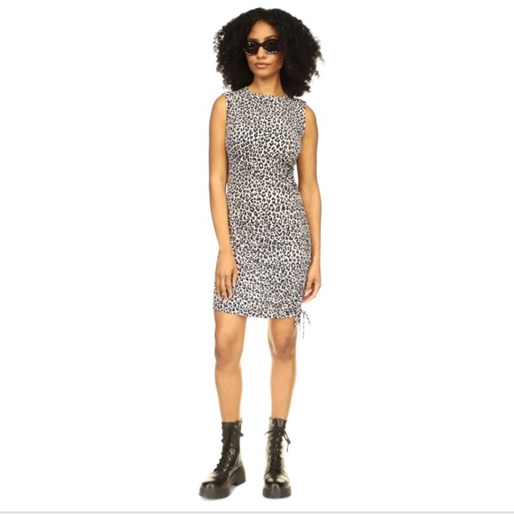 MICHAEL Michael Kors Black and White Sleeveless Sheath Mini Dress - Picture 1 of 4